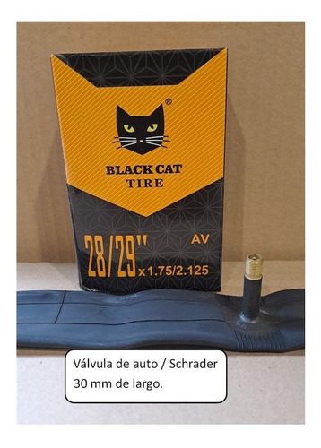 Imagen 2 de 6 de Camara Para Bicicletas Aro 29 Valvula De Auto