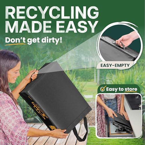 Paquete De 3 Bolsas De Reciclaje, 40l - Cubos De Reciclaje P