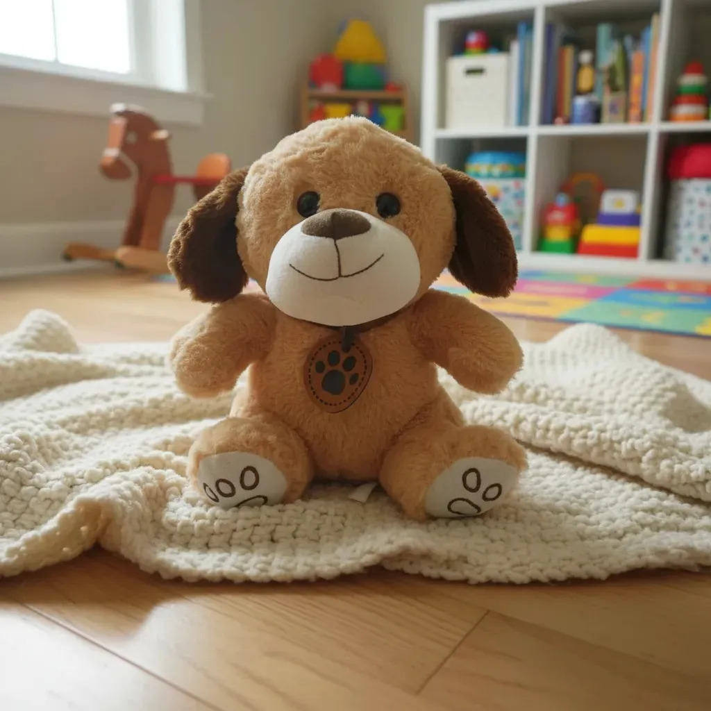 Peluche Perro Woody Toys Marrón