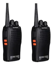 Comprar Rádio Walkie-talkies 2 Rádios Baofeng Bf-777s Bandas De Freqüência Uhf Vhf E Rádio Fm Cor Preto 127\u002F220v