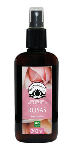 Hidrolato De Rosas 200ml Água Floral Natural