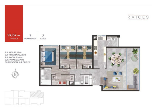 Departamento En Venta 3d/2b Edificio Raíces, Talca
