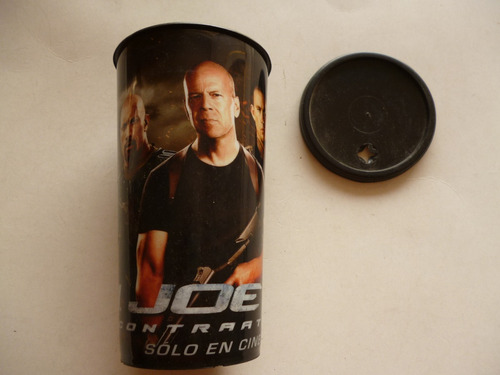 Coleccionables De Cinemex Vaso Bruce Willis Gi Joe 