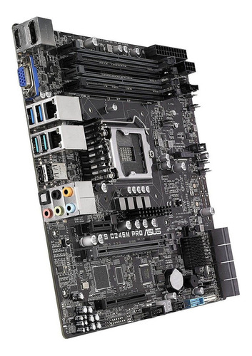 Asus Lga1151 Ecc Ddr4 M.2 C246 - Placa De Base Micro Atx De