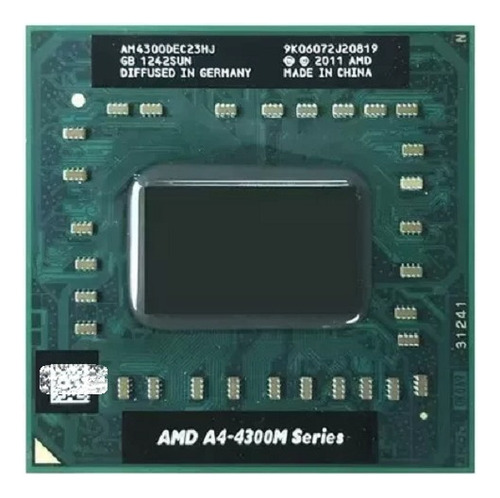 Processador Amd A4-3300m Fs1 1.9ghz Para Notebook