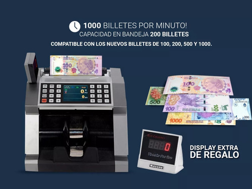 Maquina Contadora Dinero Billetes Profesional Cont06