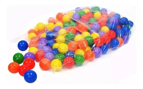 Imagen 7 de 8 de Bolso 50 Pelotas Pelotero Atoxicas Casita Pileta -239md