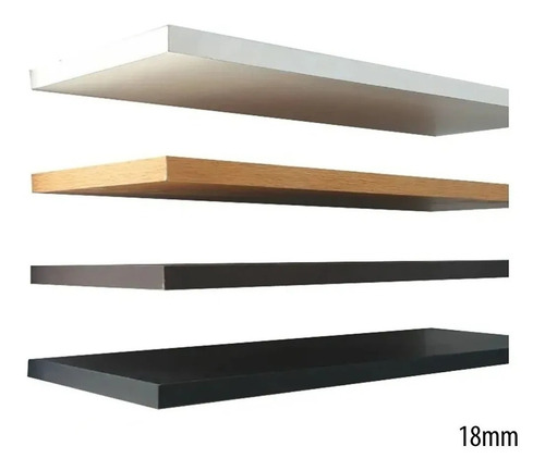 Imagen 2 de 4 de Estantes Flotantes Repisa Ménsula Invisible 80x20x18 Exahome