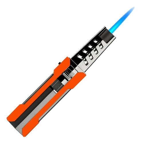 Encendedor Tipo Soplete De Metal, Mxlpg-005, 5 Pzas, Naranja