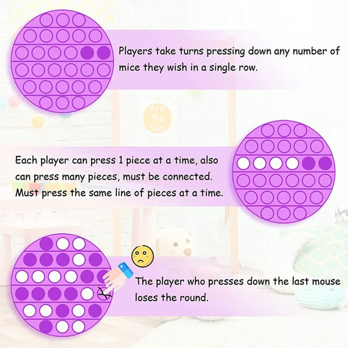 Juego De 4 Piezas Anti-estrés Pop Fidget Stress Punk