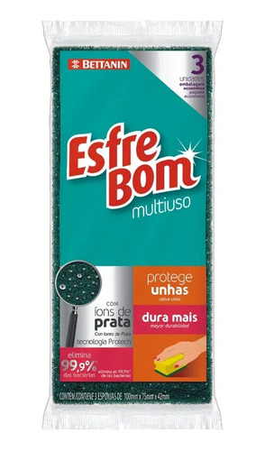 Esponjas Esfrebom Salva Uñas X 3