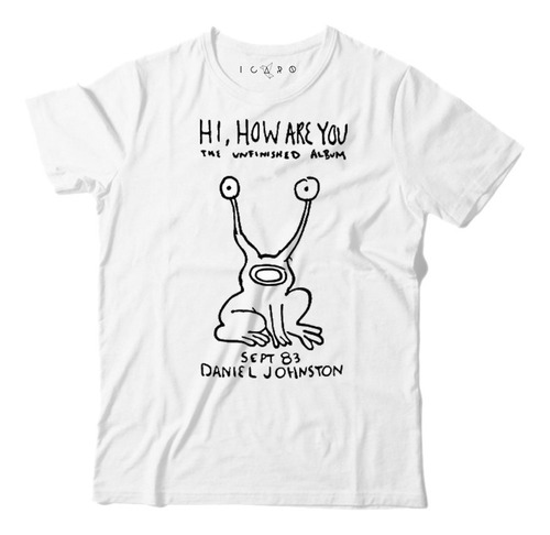 Remera Daniel Johnston  100% Algodón Icaro