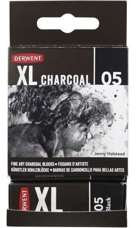 Imagem 1 de 6 de Carvão Vegetal Em Bloco Derwent Xl Charcoal Black