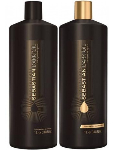 Kit Shampoo + Condicionador 2x1000ml Sebastian Dark Oil 