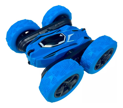 Auto Radio Control Con Giro 360 Azul Y Rojo Azul Carro