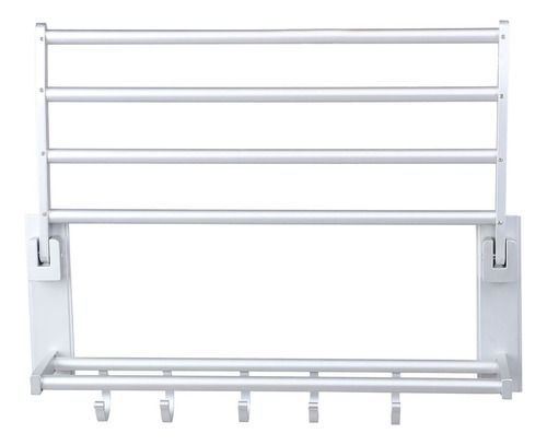 Toallero De Doble Capa Space Aluminium