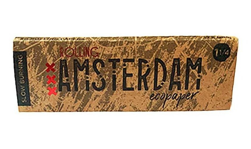 Papelillos Rolling Amsterdam Eco 1 1/4 Arroz No Blanqueado