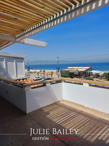 Venta Departamento Reñaca, Primera Línea Frente Al Mar. 