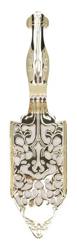 Cuchara Para Absenta 'Feuilles' - Acero Inoxidable, Diseño Original Con Hojas De Ajenjo, Para Ritual Tradicional