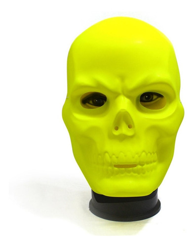 Careta Calavera Fluo Halloween Disfraz