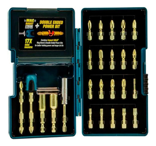 Conjunto De Bits Impact Gold 26 Pcs Makita B-69163