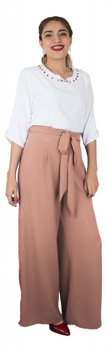 Pantalon Cargo Pata De Elefante Mujer Casual Comodo Fresco