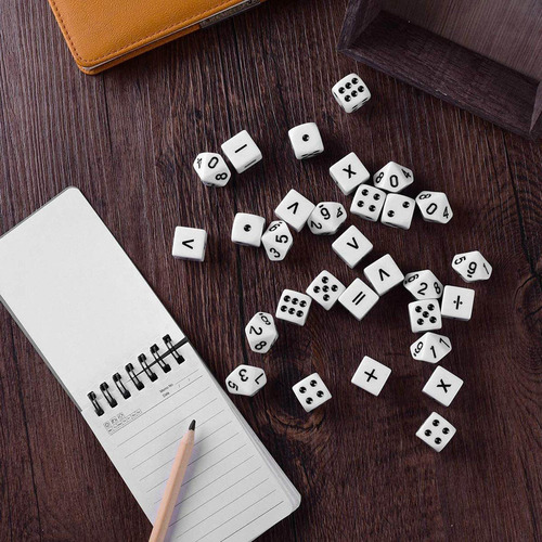 30x Suministros De Dados Matemáticos Juego De Troqueles De