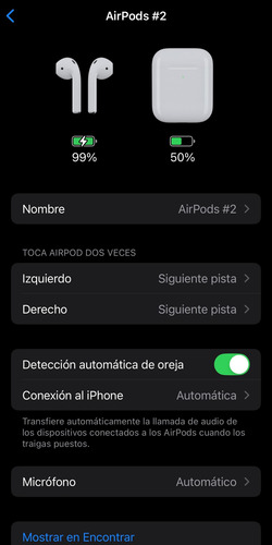 Apple Airpods Generacion 2 Con Estuche De Carga Blanco (Usado)