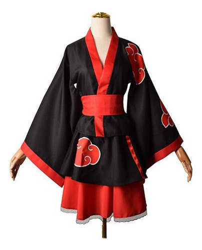 Disfraz De Cosplay Adulto Traje De Ropa Uchiha Lolita