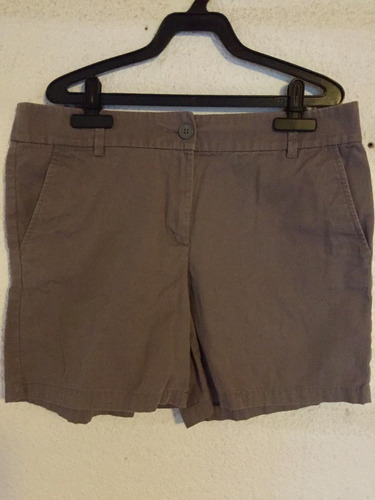 Short Casual Gris Oscuro Mujer 4 Bolsillos Talle 8 Loft