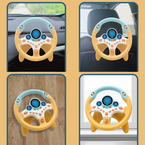 Volante De Simulación Eléctrica, Asiento De Coche, Juguete