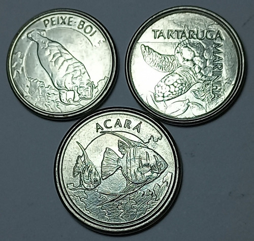 Brasil - 1000, 500 Y 100 Cruzeiros 1992 Fauna (ref 296)