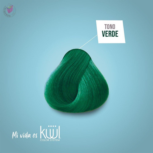 Tinte Kuul Funny Colors Verde 90ml.