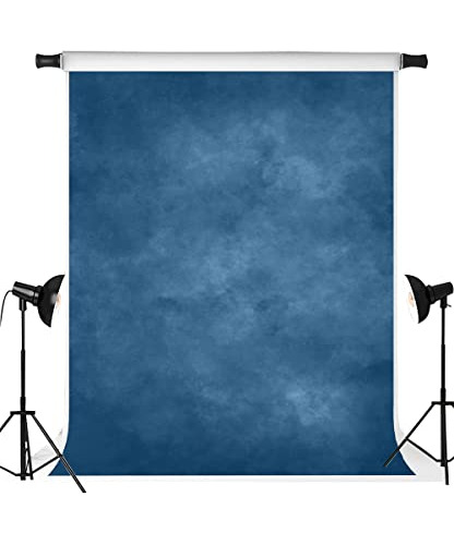 Kate 5x7ft Blue Abstract Photography Backdrop Blue 56vjx