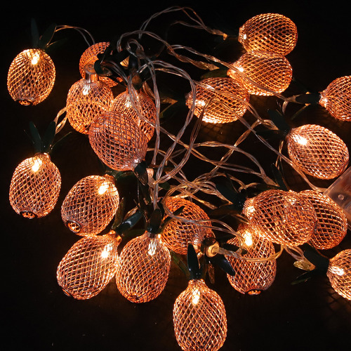 Cadena De Luces Colgantes Con Forma De Piña