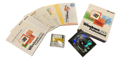 Microsoft Windows 2000 Professional Box Cd Original