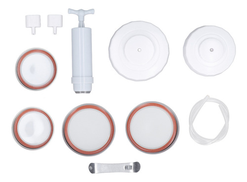 Bh Compatible Kit De Sellado Al Vacío Mason Jar, Bomba