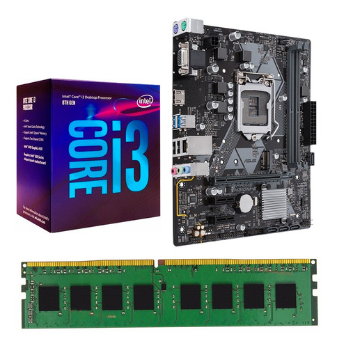 Combo Actualizacion Pc Gamer Intel I3 9100f + H310 + 8gb 