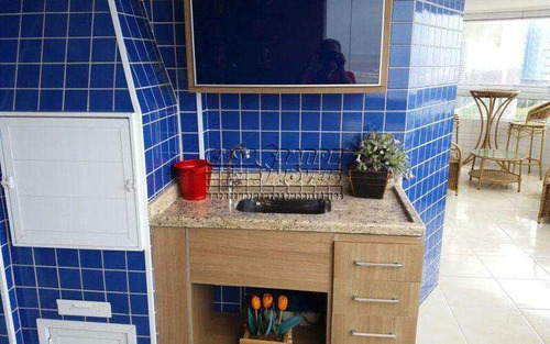 Imagem 6 de 17 de Apartamento Com 3 Dorms, Maracanã, Praia Grande - R$ 600.000,00, 115m² - Codigo: 5489 - V5489