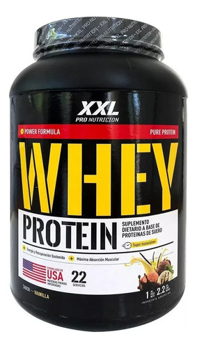 Xxl Pro Nutrition Whey Protein 1 Kg Masa Muscular Nutrition 