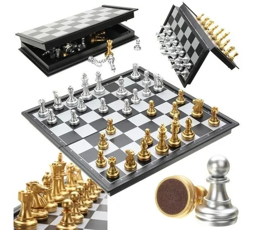 Viagem 7.87 xadrez dobrável xadrez xadrez magnético xadrez jogo 2