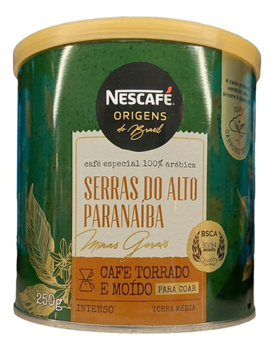 Café Torrado E Moído Nescafé Serras Do Alto Paranaíba 250g