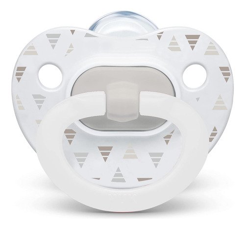 Nuk Comfy Ortodoncia Pacifiers, Colección Timeless, 0-6 Mese