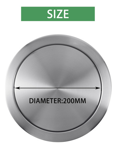 Para Cubierta De Cubo De Basura I2 De Acero Inoxidable Con