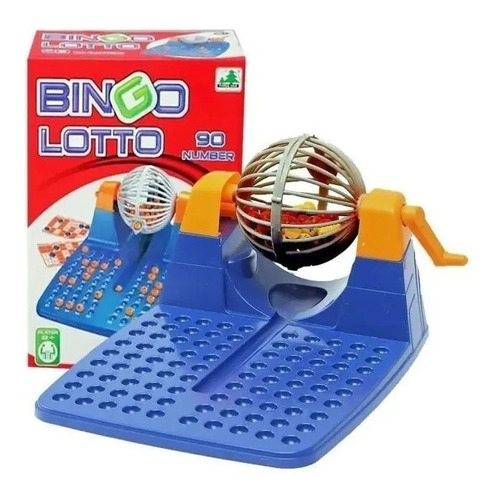 Bingo Lotto Con 90 Números Y Bolillero Lyon Toys Art. 8228