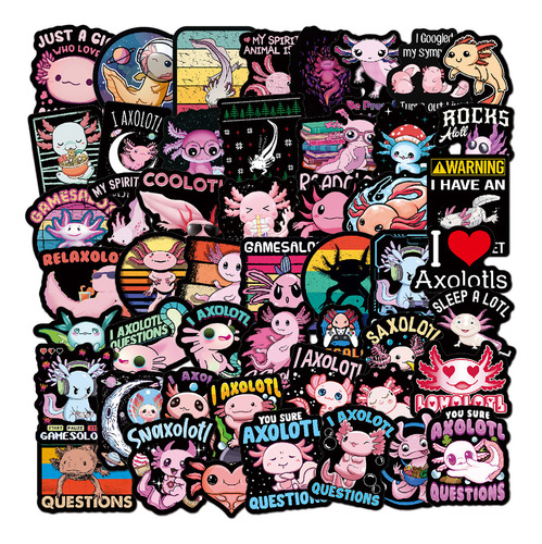 Adesivos Axolotl Graffiti Para Crianças, Decalques Dib