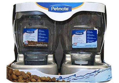 Despachador Dispensador Alimento Y Agua Para Mascota Petmate