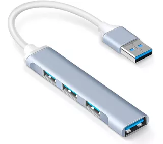 Hub Adaptador Multi-puerto Delgado De 4 Puertos Usb 3.0