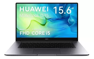 Laptop Huawei Matebook D15 15.6 Pulgadas Fhd 1920 Px X 1080 Px Intel Core I5-10210u 8 Gb Ram 512gb Ssd Windows 10 Home Space Gray