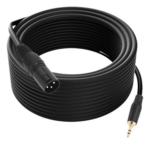 Cable De 3,5 Mm Desequilibrado A Xlr Macho De 3.5 Mm Trs A